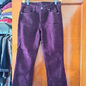 Women's Purple Corduroy Pants